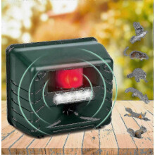 Ahuyentador electrónico profesional para palomas, estorninos y gaviotas. Dispositivo de sonido ultrasónico para el control de plagas en