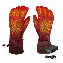 Guantes de invierno cálidos, impermeables y resistentes al viento, 1 par, gruesos, para deportes al aire libre: esquí, equitación, caza