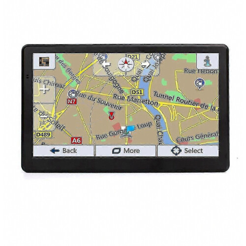 Σύστημα πλοήγησης GPS HD 9 ιντσών για αυτοκίνητα και φορτηγά 8GB με χάρτες EU US 1