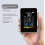 5-in-1 luchtkwaliteitsmeter met LCD-display, zwart 4