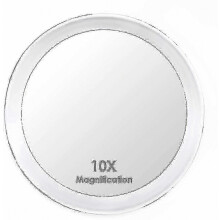 Καθρέφτης μεγεθυντικού φακού 10x με 3 βεντούζες - Ιδανικός καθρέφτης μακιγιά
