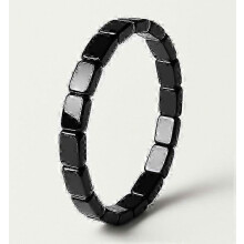 Pulsera de hematita moderna y duradera para hombre - Accesorio estilo Hemys