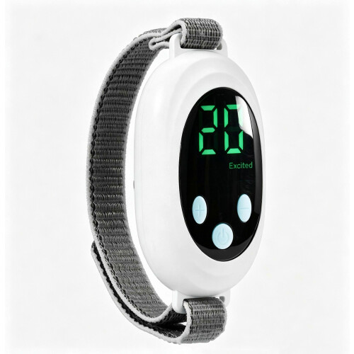 EMS-polsapparaat met LCD-display, USB-oplaadbaar, verstelbare intensiteitsband