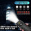 Ισχυρά φώτα ποδηλάτου 7000 Lumen μπροστά και πίσω, 5 LED εξαιρετικά φωτεινό επα 5