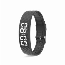 Wiederaufladbare LED-Sportarmbanduhr Modell W5VP mit Vibrationsalarm und Schlafüberwachung für tägliche Sport- und Outdoor-Aktivitäten