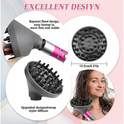 Κατάλληλο για HS05 HS03 HS01 Styler, Στεγνωτήρα Μαλλιών, Ακροφύσιο Διαχύτη, Σίδερ 2