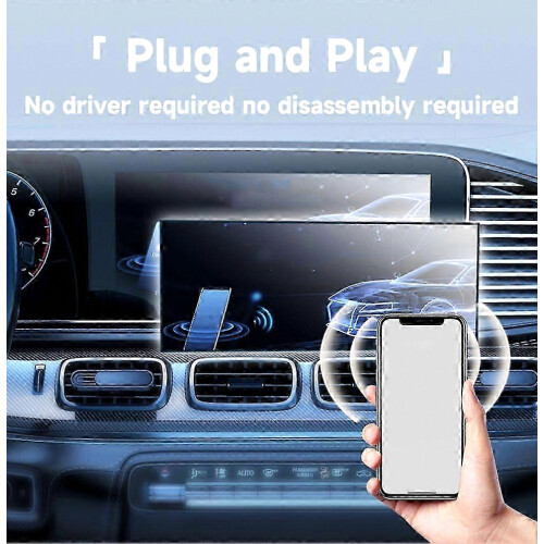 Ασύρματος προσαρμογέας CarPlay 2 σε 1 για /Android Mini Size Ενσύρματος σε ασύρματο CarP 2