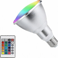 Foco LED RGB para exteriores, bombilla que cambia de color, foco impermeable_Paza