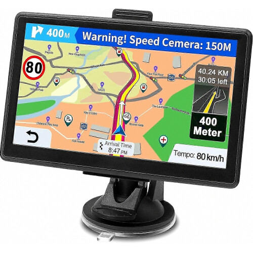 Σύστημα πλοήγησης GPS αυτοκινήτου με οθόνη HD 7 ιντσών με χάρτες εφ' όρου ζω