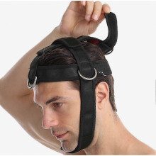 Attrezzatura per l'allenamento fitness con imbracatura per collo e testa per sollevamento pesi, miglioramento della forza ed esercizi d