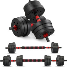 TEENO Dumbbells Barbell Set 20KG, Adjustable Dumbbells Weight Lifting Training For Man/Woman,effective for Bodybuilding Fitness Home Training