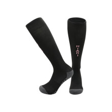(M(UK 8-2.5), Miami Black) 2027 Kids Football Grip Socks High Knee Football Training Socks - Quick Dry Breathable Cushioned Socks