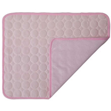 Tapis rafraîchissant pour chien et chat, en soie glacée, Rose, XS (40x30cm)