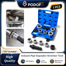 Podofo Kit d'outils d'élargissement de tuyau d'échappement 1-5/8 à 4-1/4 pouces, Acier et Aluminium, pour atelier automobile