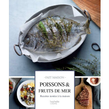 Livre de cuisine Poissons et fruits de mer, 75 recettes gourmandes fait maison