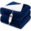 (Blue)Heated Blanket Electric Throw 180x130cm 1