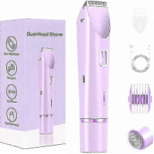 Tondeuse bikini étanche IPX7 2 en 1 pour peaux sensibles, avec lames en céramique et chargement USB-C hH2
