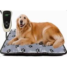 Tapis chauffant d'extérieur extra large pour animaux de compagnie, idéal pour les grands chiens et chats. Convient également pour l'int