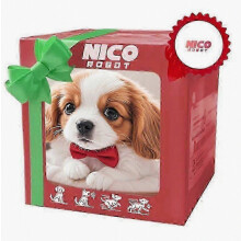 Nico, le chien robot, mon chiot robot réaliste, une peluche interactive qui se comporte comme un vrai chiot
