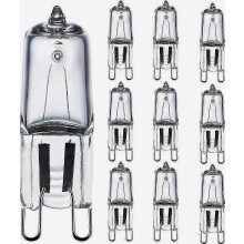 G9 Halogenlampe 42W, dimmbar, warmweiß 2800K, 10er-Pack für Innenbeleuchtung_FzCp2