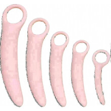 Qoqiu Lot de 5 dilatateurs musculaires du plancher pelvien en silicone, masseur pelvien pour femmes, renforcement des muscles du planch