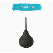 Poire à lavement pour hommes et femmes, embout en silicone réutilisable, revêtement en caoutchouc sûr et confortable