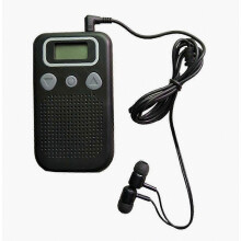Sprachverstärker für Senioren, Taschenlautsprecher mit großem LCD-Display und klarer Sprachwiedergabe, tragbares Soundsystem, sjcp