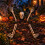 Smart Garden 95cm Halloween BoneYard Bones Skeleton Decoration with Ground Stakes 1