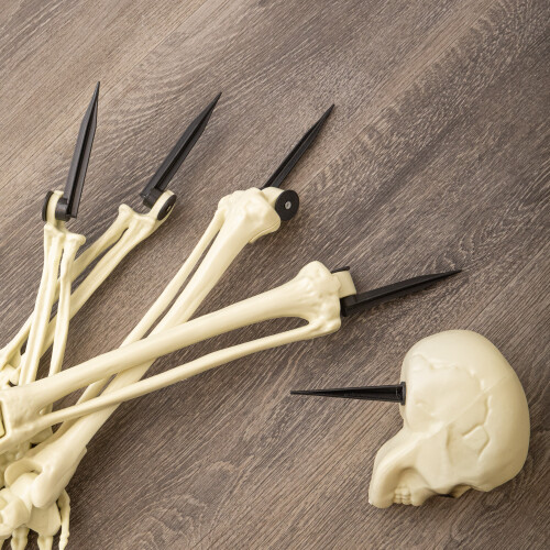 Smart Garden 95cm Halloween BoneYard Bones Skeleton Decoration with Ground Stakes 2
