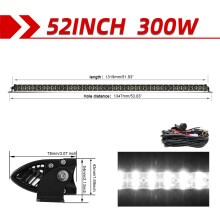 Colight LED lichtbalk, 52 inch met kabel, 45000LM, 300W, IP68, voor auto en SUV