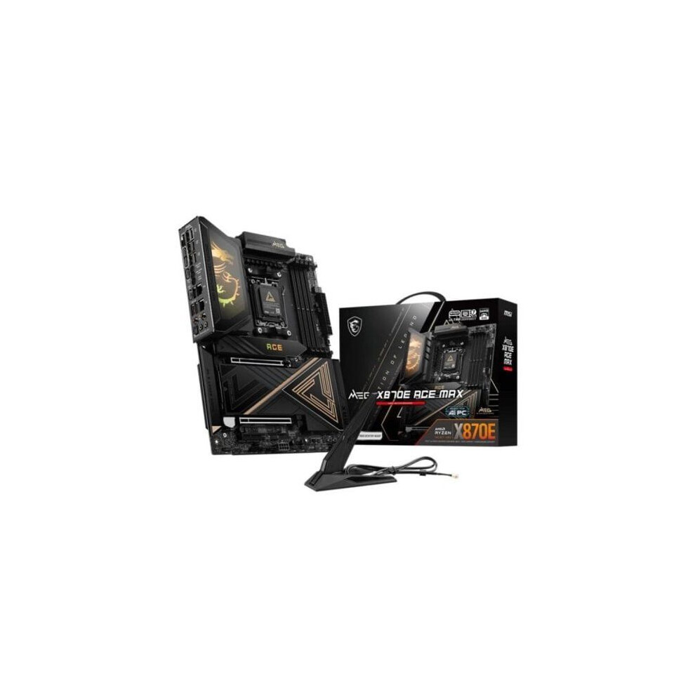 MSI MEG X870E ACE MAX - AM5 ATX Mainboard | Unterstützt AMD Ryzen 9000/8000/7000 Prozessoren, 64MB BIOS ROM, DDR5 RAM (bis zu 9000+ MT/s OC), M.2 & PCIe 5.0, Wi-Fi 7 - Bild 7