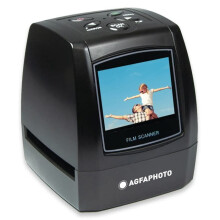 AGFAPHOTO Realiview AFS100 – Scanner Numérique de Films, Négatifs 35mm/135 et Diapositives (10MP, Écran LCD 2.4'') - Noir