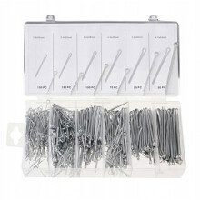 Punaise - speld Zilveren montageaccessoires splitpennen set 555 stuks