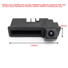 Rückfahrkamera mit Kofferraumgriff, 720P Auflösung, 170 Grad Weitwinkel, IPX67 Wasserdicht, für Audi A6 Q7