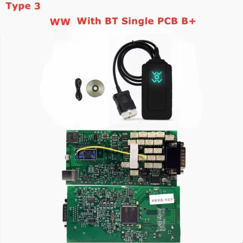TCS Pro Bluetooth OBD2 Diagnose-Tool, Multi Diag Pro Scanner für Autos und LKW, mit Software