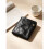 (Black) Vintage Full Grain Leather Travel Document Organizer - Multi-Card Passport Holder Wallet 1