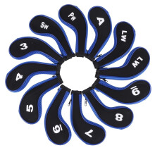Iron Cover Club Heads Protector Wedge Headcovers Lange Nek met Ritssluiting voor , , ,