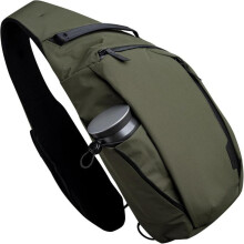 (Green, 23 x 13x 40 cm) Fashion Minimalist Solid Color Chest Bag, Casual Sports Crossbody Sling Bag, Multi-Functional Left Shoulder One-Shoulder Bag