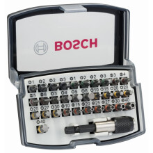 Bosch 32x Extra Hard Mixed Screwdriver Bit Set, 32 pcs