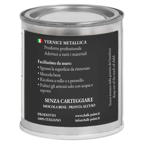 METALLIC Professional GOLD PAINT 250 ml - Adheres to all materials without sanding 2