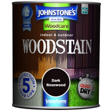 Johnstone's - Interior & Exterior Woodstain - Dark Rosewood - 250ml