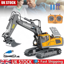Remote Control Toy Excavator 2.4Ghz RC Digger Construction Toys for Unisex Kids