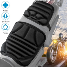 Motorcycle Front/Rear Seat Cushion Moped Seat Cover Universal Motorbike Seat Pad