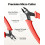 VCELINK Flush Wire Cutter, Precision Side Cutter, Mini Wire Snips, Red 2