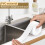 Fixmend Bath Sealant Strip, 2 Rolls Waterproof Self-Adhesive Seal Tape 3