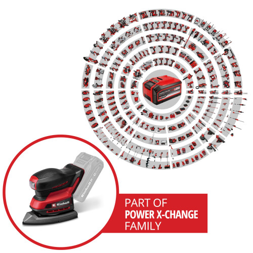 Einhell Einhell Cordless Multi-Sander 18V PXC Without Battery 1