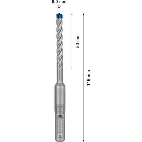 Bosch Bosch 1x EXPERT SDS plus-7X Hammer Drill Bit 2
