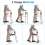 Folding Walking Frame Lightweight Walker Adjustable Zimmer Frame Mobility UK 3