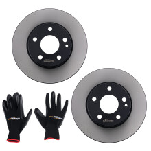 2x Front Brake Disc for Mercedes A-Class W169 B-Class W245 04-12 1694210812 22mm