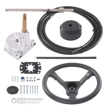 Outboard Rotary Steering System Kit for Marine Boat Yacht Cable Wheel Kit new